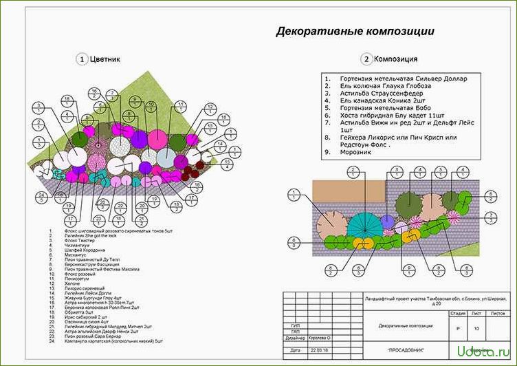 Гортензии в ландшафтном дизайне: виды, схемы посадки и уход