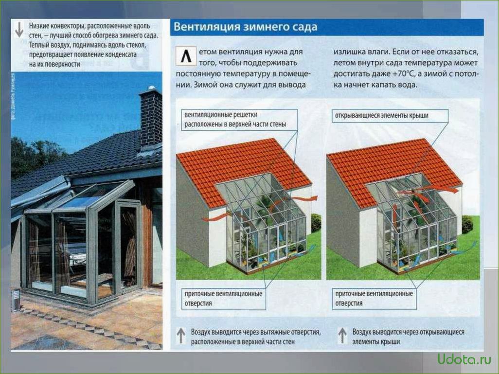 Обогрев зимнего сада: эффективные способы и рекомендации