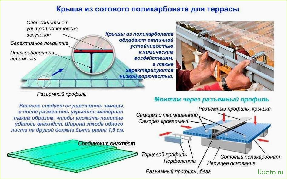 Поликарбонат на садовом участке: преимущества и применение